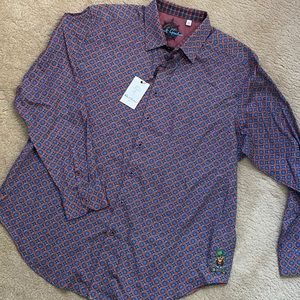 Men’s Robert Graham NWT button down shirt 1XL